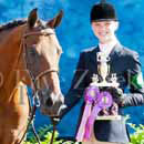 equestrian photographed with hunter